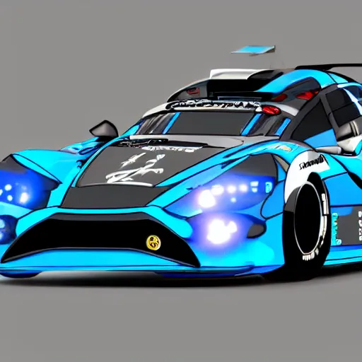 Image similar to cybernetic racecar