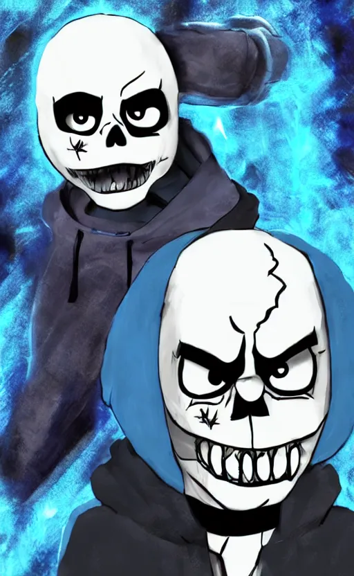 Image similar to sans from Undertale