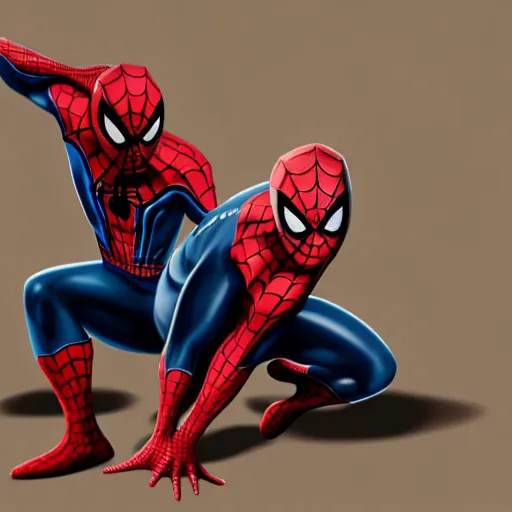 Image similar to spider - man sit on the raccoon and eating donuts, concept art, trending on artstation, highly detailed, intricate, sharp focus, digital art, 8 k