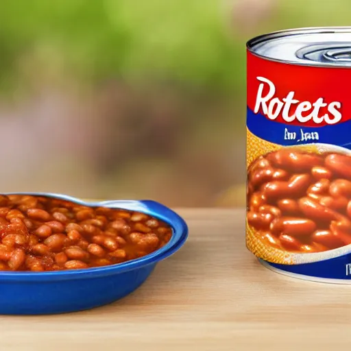 Image similar to rats in a baked beans can 4 k detailed photo