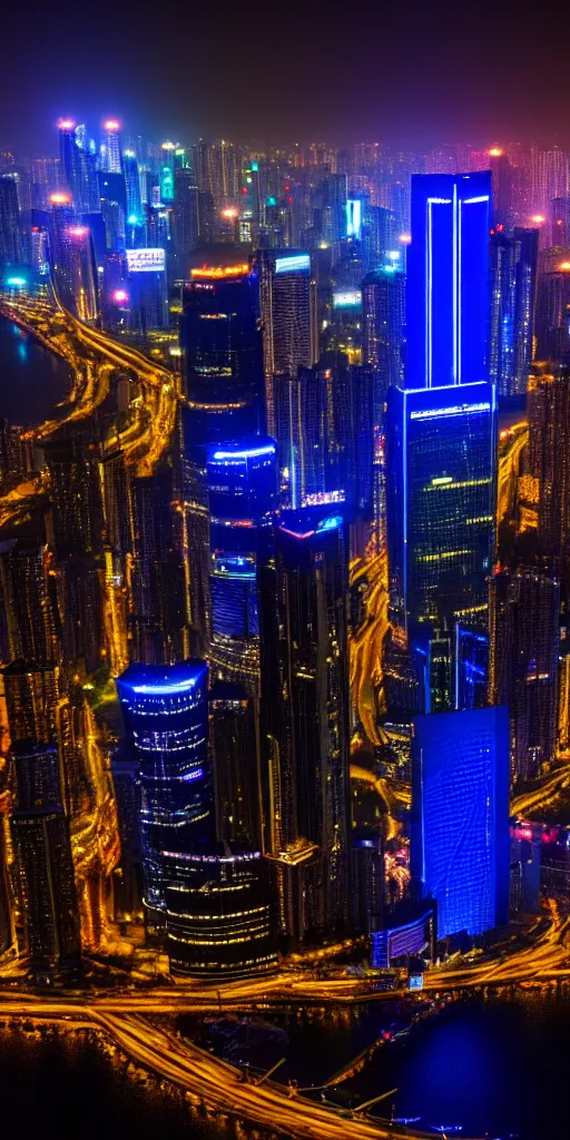 Image similar to Shenzen skyline, cinematic lighting, award-winning, 8k