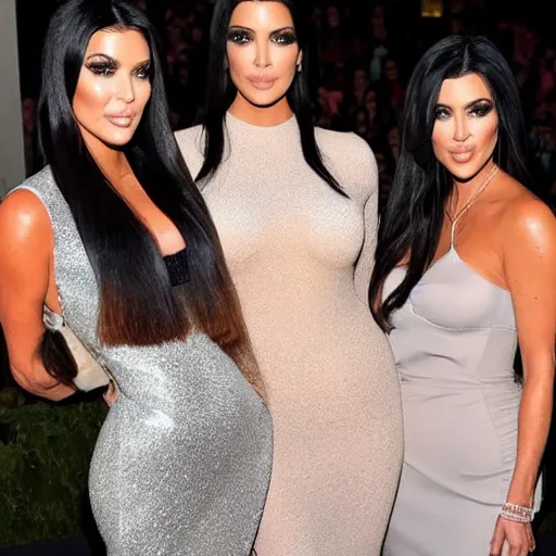 Image similar to The lost fourth Kardashian sister