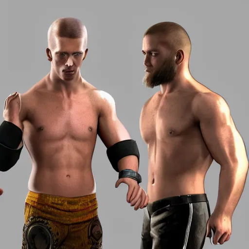Prompt: Polish guy that has short hair that looks like a helmet and which is thin joins WWE, Realistic, HDR, Clear Image, HDD, Dynamic lighting,