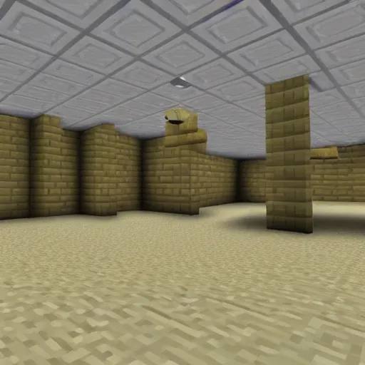 The Backrooms(Abandoned) Minecraft Map