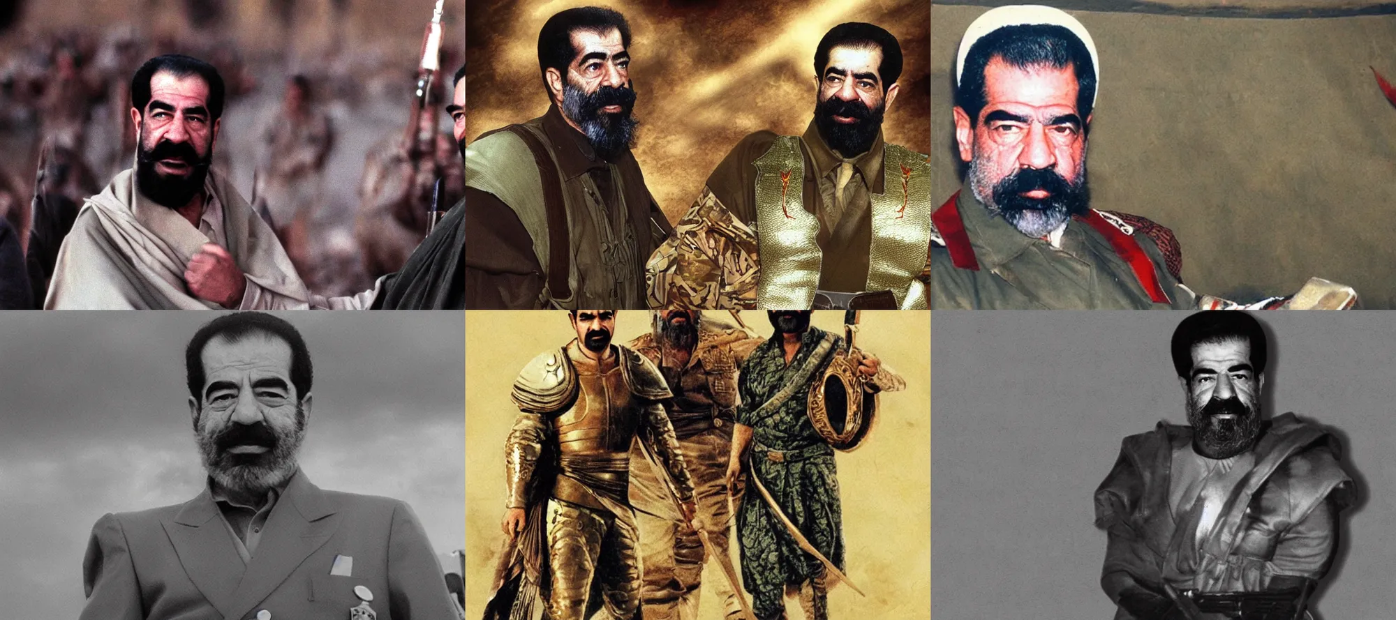 Prompt: Saddam Hussein in Elden Ring