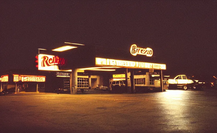 Prompt: breezewood, in 1 9 9 5, y 2 k cybercore, low - light photography, still from a ridley scott movie