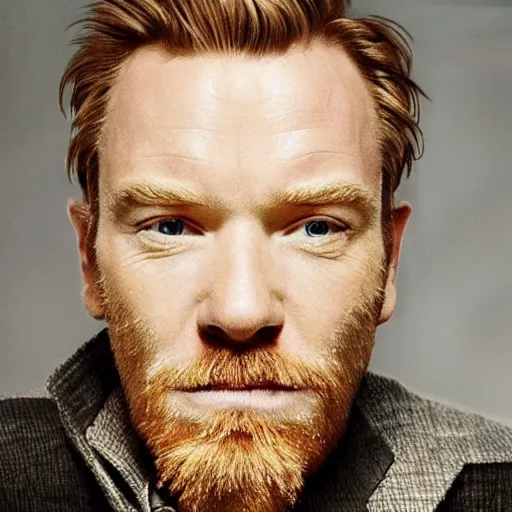 Image similar to ewan mcgregor as a giant egg, anthropomorphism, realistic, coherent,