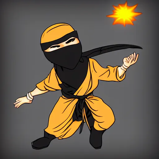 Prompt: cartoon ninja,