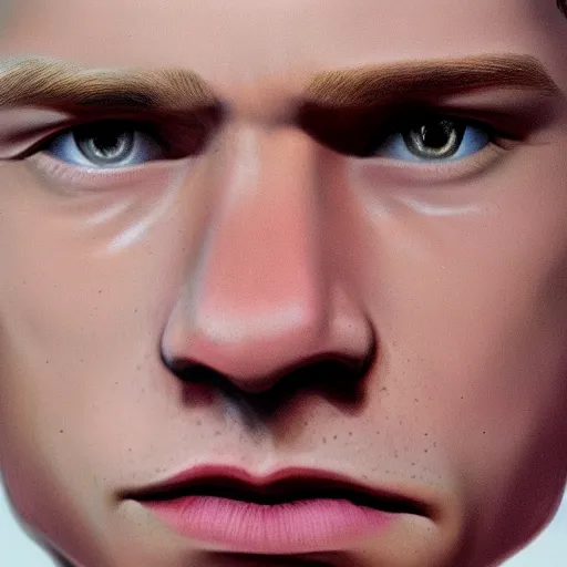 Image similar to tom holland close up, photorealistic, studio