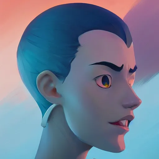 Image similar to face icon stylized minimalist comic - con, loftis, cory behance hd by jesper ejsing, by rhads, makoto shinkai and lois van baarle, ilya kuvshinov, rossdraws global illumination