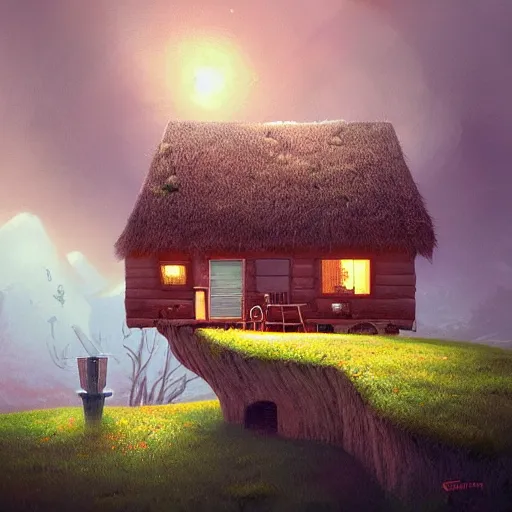 Image similar to exotic vacation cabin by gediminas pranckevicius