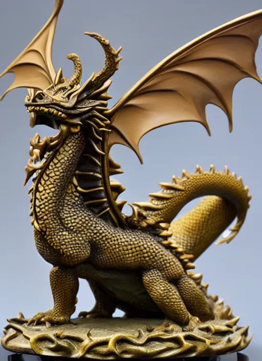 Image similar to 80mm, resin detailed model figure of dragon bronze