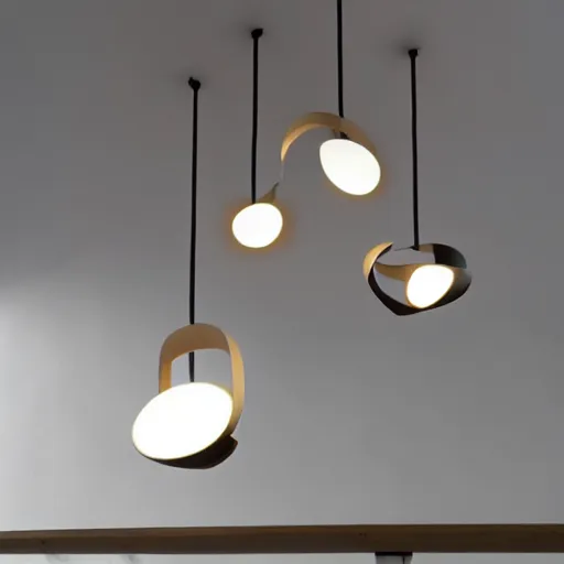 Prompt: ultra modern light fitting