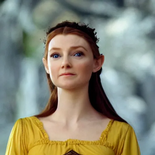 Prompt: buttercup as galadriel