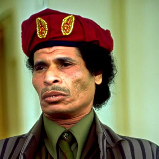 Image similar to A still of Muammar Gaddafi in Full House (1987)