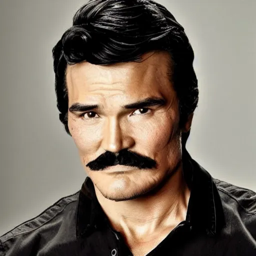 Prompt: is it burt reynolds, or is it pedro pascal? I can't tell