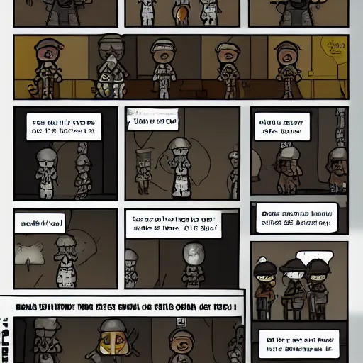 Image similar to a dark rimworld comic