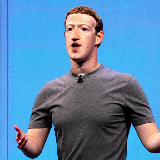 Image similar to mark zuckerberg standing on a facebook users neck