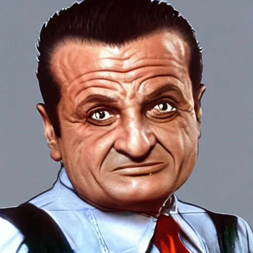 Prompt: Joe Pesci as n64 Mario