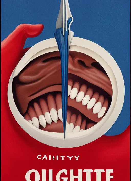 Image similar to highly detailed colgate poster by Guernsey Moore sharp 4K