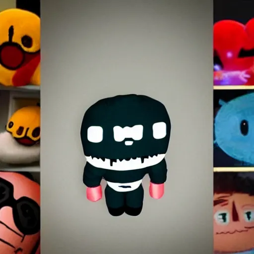 Image similar to isaac from binding of isaac as a beautiful plushie toy trending on instagram