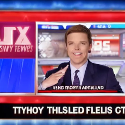 Image similar to typical screenshot from fox news show