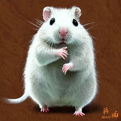 Image similar to realistic kung-fu hamster