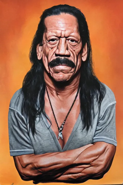 Prompt: portrait of Danny Trejo