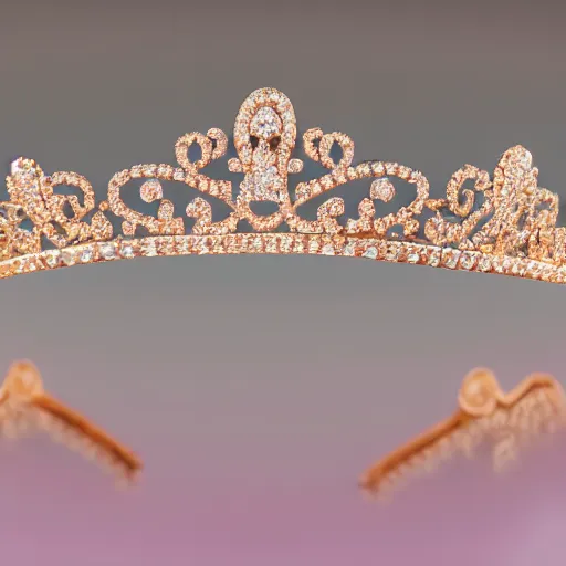 Prompt: a tiara from a jewels catalog, hi res, macro, pandora