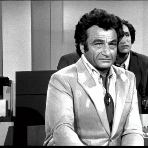 Image similar to A still of Peter Falk on Match Game '73