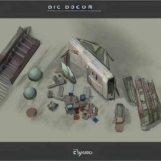 Image similar to Disco Elysium concept art