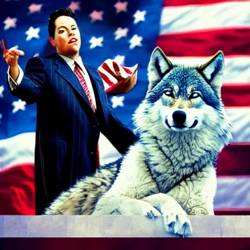 Image similar to the wolf on wall street 2 : the american dream, album art