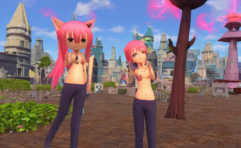 Prompt: chill vrchat world