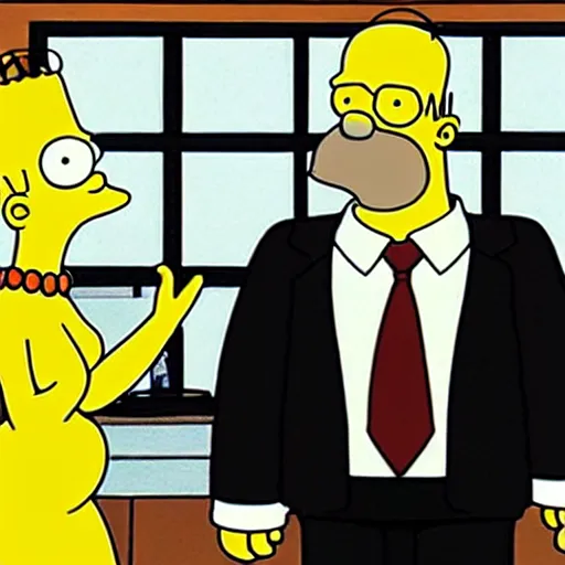 Image similar to Homer Simpson In pulp fiction