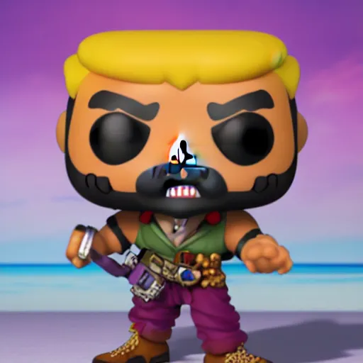 Prompt: LeChuck Funko Pop, cinematic, 8k hd, high quality