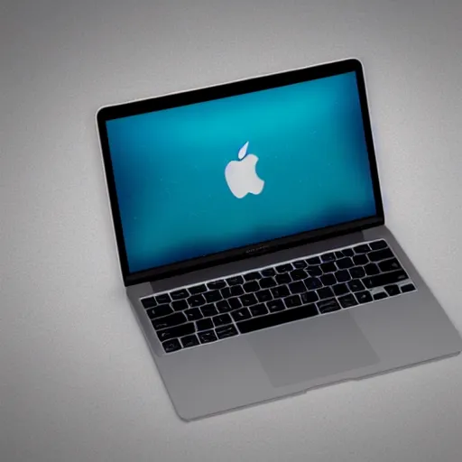 Prompt: a 3 d macbook mockup