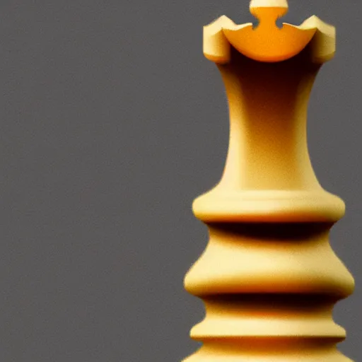 Image similar to queen chess piece, isometric