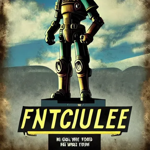 Image similar to amazing fallout poster