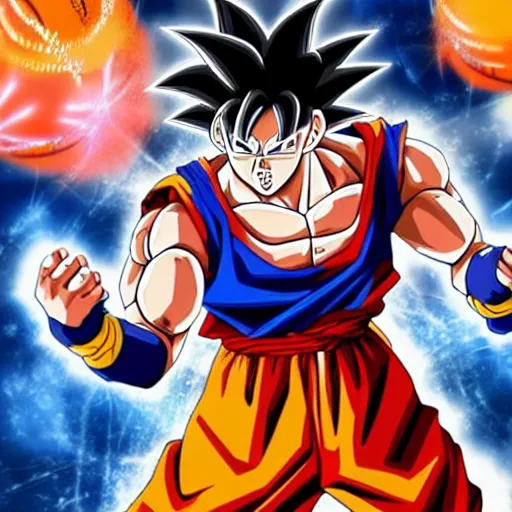 Prompt: goku playing basketball, 4 k