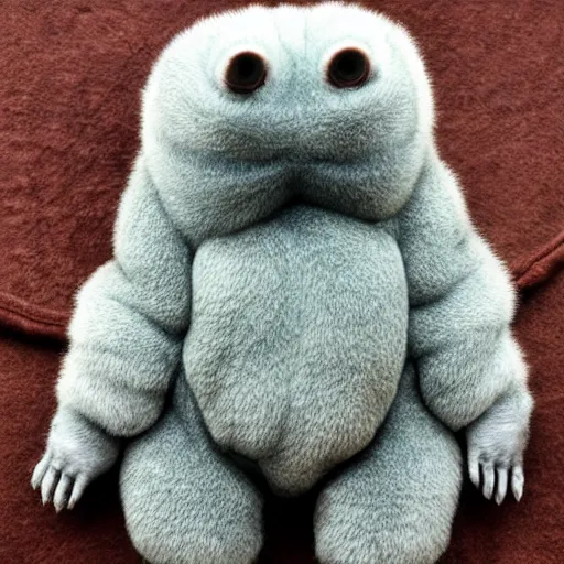 Image similar to large tardigrade with fur