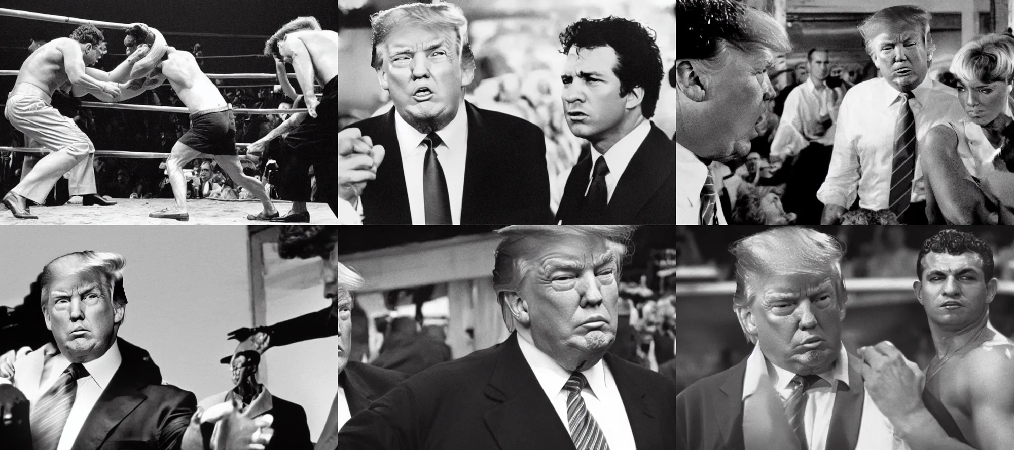 Prompt: trump in raging bull