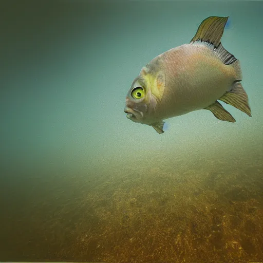 film photography of a three headed fish swimming | Stable Diffusion ...