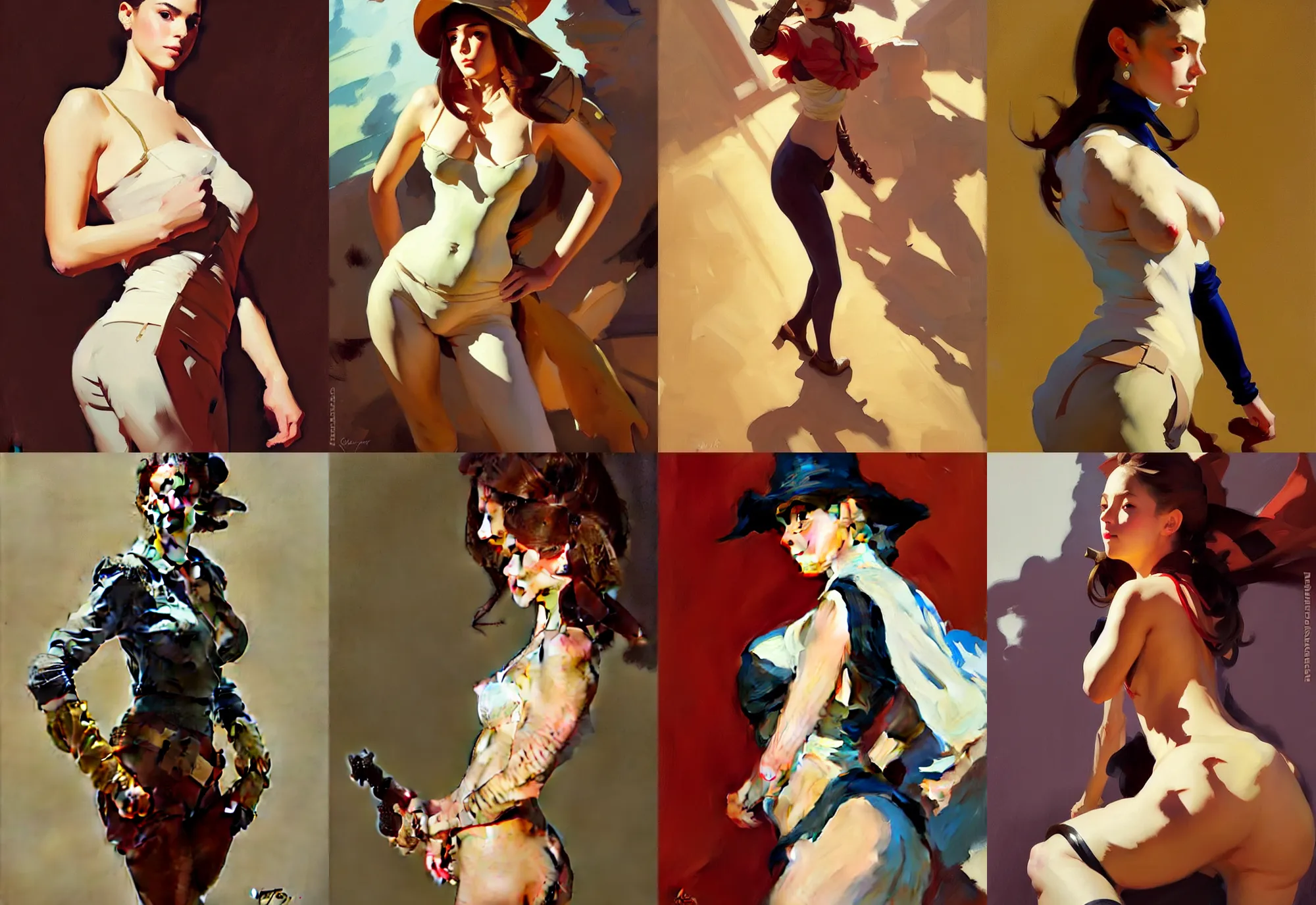 Prompt: portrait of girl spain instagram model jodhpurs greg manchess painting by sargent and leyendecker, studio ghibli, fantasy, medium shot, asymmetrical, intricate, elegant, matte painting, illustration, hearthstone, by greg rutkowski, by greg tocchini, by james gilleard, by joe fenton