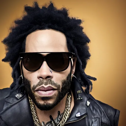 Prompt: stunning award winning hyperrealistic hdr 8 k highly detailed portrait photo of lenny kravitz as a real human