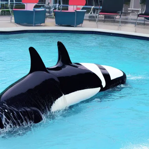 Image similar to orca pooltoy