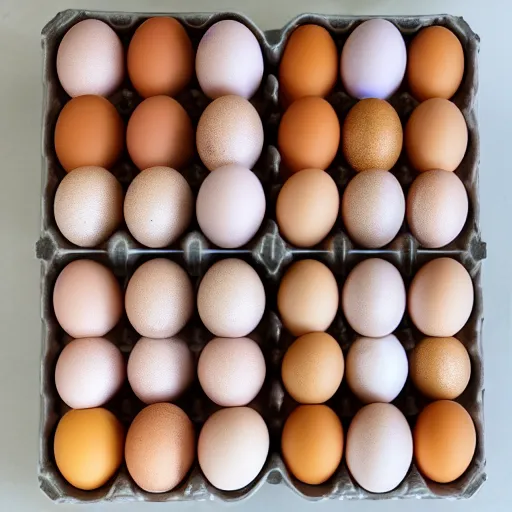 Image similar to a carton of opulent fabrege eggs