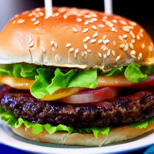 Image similar to a really,really,really,good!!!! and delicious burger,close up shot