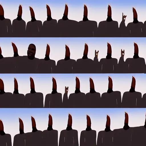 Image similar to an animation of the same man waving his arms shot frame by frame, separated into equally sized frames, from'animation types'