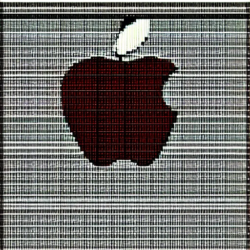 Image similar to apple pixel art