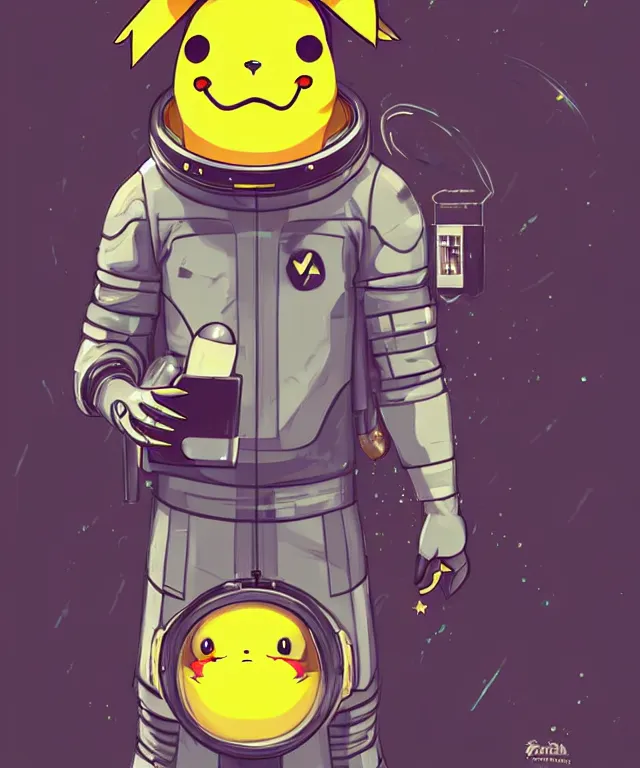 Image similar to a portrait of an anthropomorphic cyberpunk pikachu wearing a spacesuit, holding moon cheese, cyberpunk!, fantasy, elegant, digital painting, artstation, concept art, matte, sharp focus, illustration, art by josan gonzalez